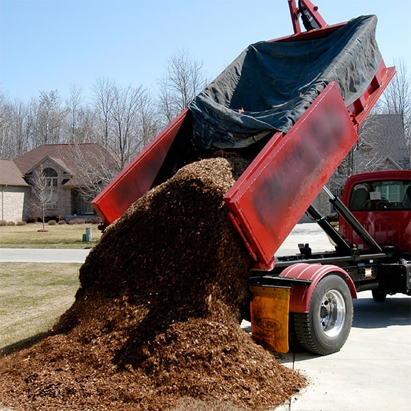 you can select a preferred delivery date and time for your mulch delivery